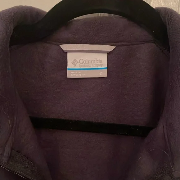 Columbia fleece vest dark dark grey, nwt - Picture 3 of 7